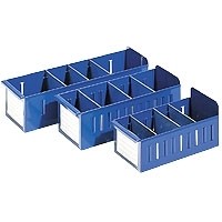 Stellingbakken, staal, blauw gepoedercoat