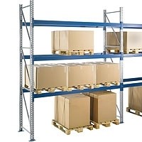 Systeem PR 600 - complete stelling met BALKEN, basissectie, 1800 mm lang