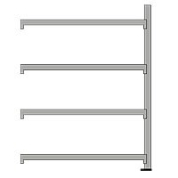 Systeem WR 600 - complete Aanbouwsectie, lengte 1500/1800/2200 mm (div hoogtes)