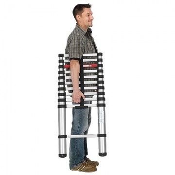 Aluminium telescopische ladder 9 sporten