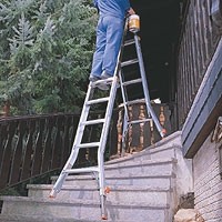 Telescopische scharnierende ladder TeleVario