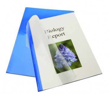 Thermocovers leder look 3 mm Blauw PAK100