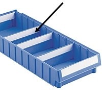 Tussenschot RKT 61 voor stellingbak RK 619-01/ 619-02