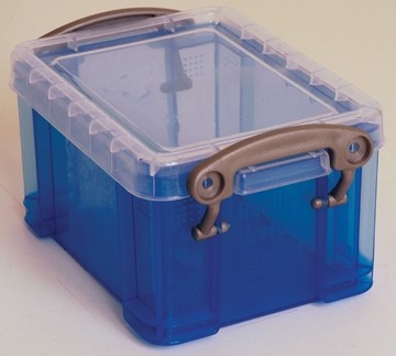 Really Useful Boxes visitekaartenhouder blauw