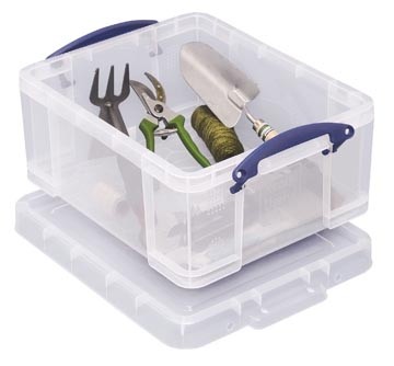 Really Useful Box 21 liter, transparant 