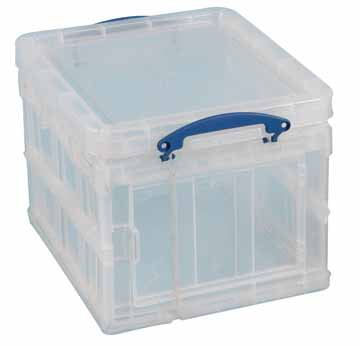 Really Useful Boxes hangmappenkoffer 35 l, voor 20 volle hangmappen ft A4 uitgevouwen: ft 480 x 390 x 310