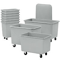 Verrijdbare transportbakken