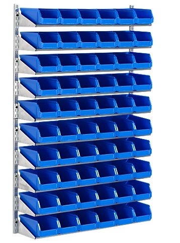 Wandregal 10 vk met of zonder bakken