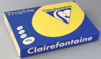 TROPHEE ZONNEGEEL A3 80GR 500V