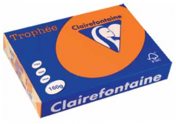 TROPHEE FEL ORANJE A4 160GR 250V