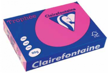 TROPHEE FLUO ROZE A4 80G 500V  