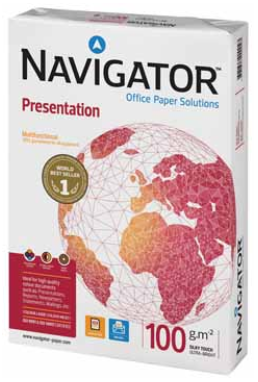 NAVIGATOR Wit papier Presentation A4 100G 500V 5PAK