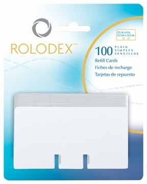 versieren Hoogte mentaal Rolodex Fiches voor Rolodex - Visitekaarten en houders - Officeknallers  voor al uw kantoorartikelen, inbinden en lamineren met 100% service