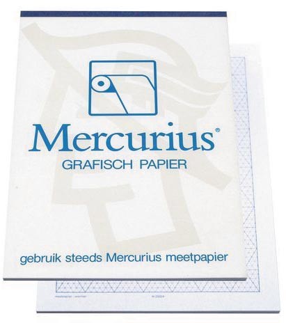 Mercurius isometrisch grafisch 50 vel, ft A3 - Millimeterpapier - Officeknallers al uw kantoorartikelen, lamineren met 100% service