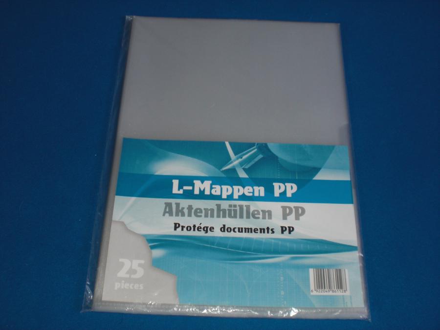 Raad eens Klik Beoordeling Insteekhoezen A4 transparant SET25 - L-mappen uit Plastic / Kunststof -  Officeknallers voor al uw kantoorartikelen, inbinden en lamineren met 100%  service