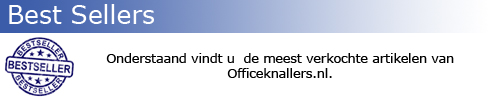 Voor de meest verkochte artikelen bij Officeknallers