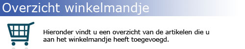 Hieronder vindt u een overzicht met alle artikelen die u heeft geselecteerd.